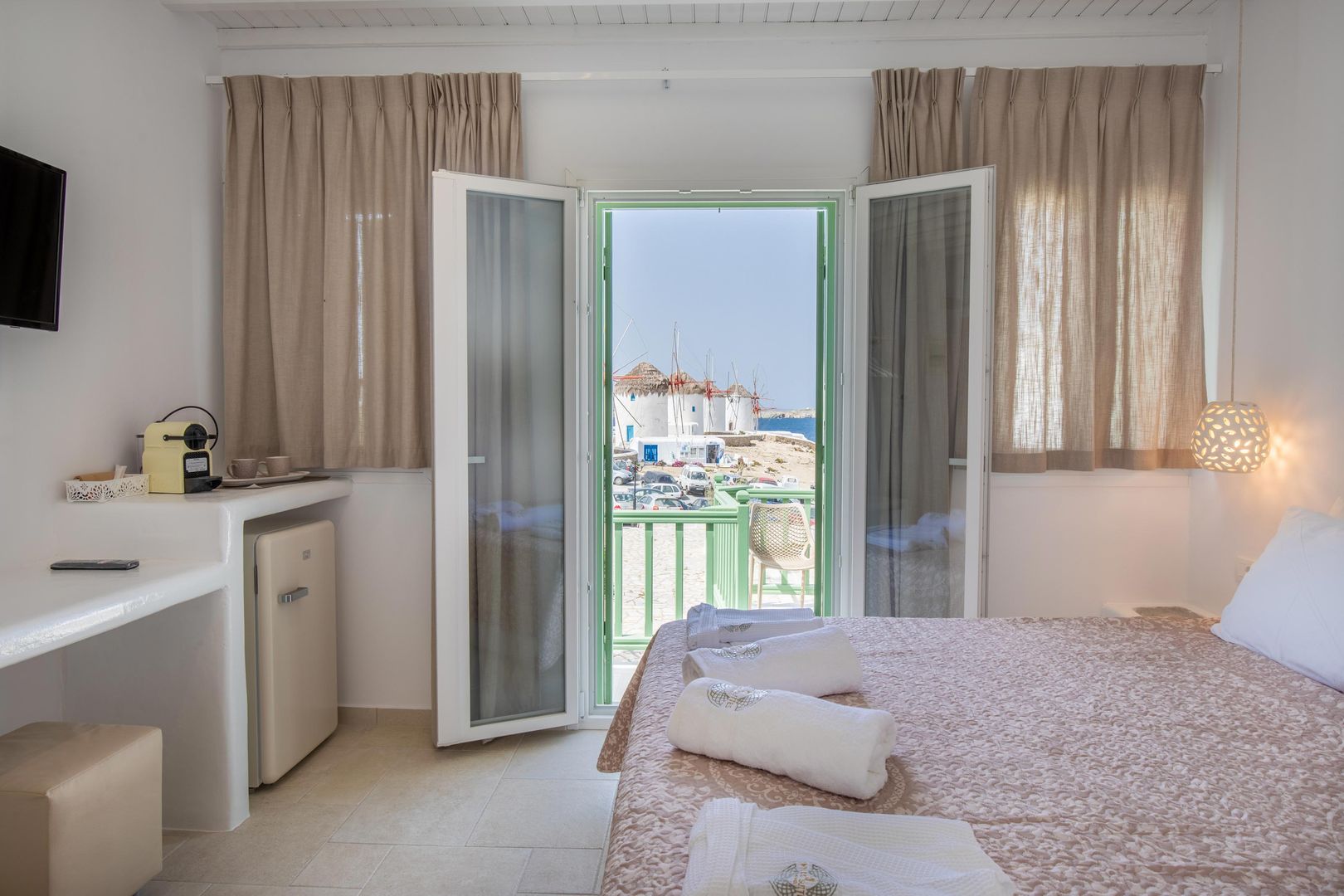 mylos suites in Mykonos Town - deluxe suite sea view-6